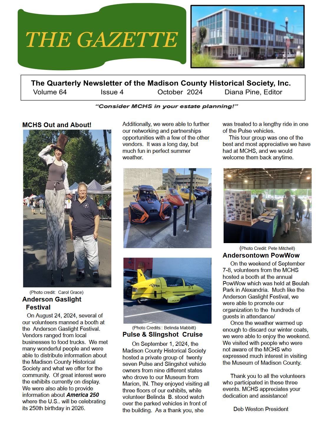 Madison County, Indiana Newsletter July 2024
